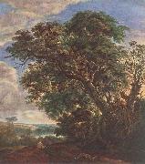 VLIEGER, Simon de Landscape with River and Trees ar painting